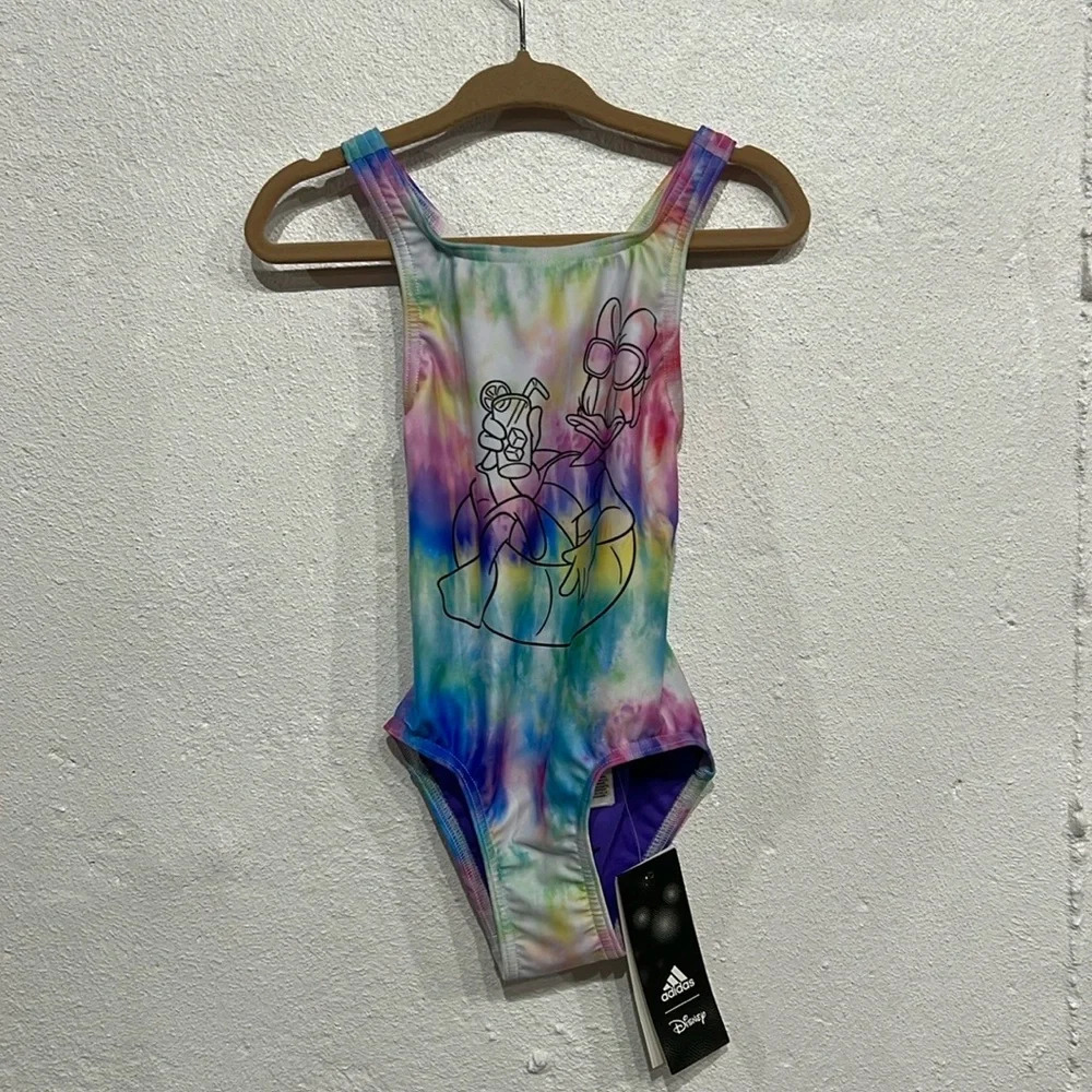 Speedo Disney Daisy Duck Tie Dye Swimsuit